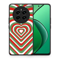 Thumbnail for Θήκη Realme 12 4G / 12+ / 13 4G Christmas Hearts από τη Smartfits με σχέδιο στο πίσω μέρος και μαύρο περίβλημα | Realme 12 4G / 12+ / 13 4G Christmas Hearts case with colorful back and black bezels