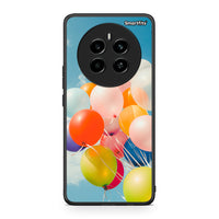 Thumbnail for Realme 12 4G / 12+ / 13 4G Colorful Balloons θήκη από τη Smartfits με σχέδιο στο πίσω μέρος και μαύρο περίβλημα | Smartphone case with colorful back and black bezels by Smartfits