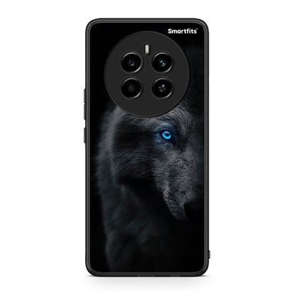 Realme 12 4G / 12+ / 13 4G Dark Wolf θήκη από τη Smartfits με σχέδιο στο πίσω μέρος και μαύρο περίβλημα | Smartphone case with colorful back and black bezels by Smartfits