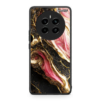 Thumbnail for Realme 12 4G / 12+ / 13 4G Glamorous Pink Marble θήκη από τη Smartfits με σχέδιο στο πίσω μέρος και μαύρο περίβλημα | Smartphone case with colorful back and black bezels by Smartfits