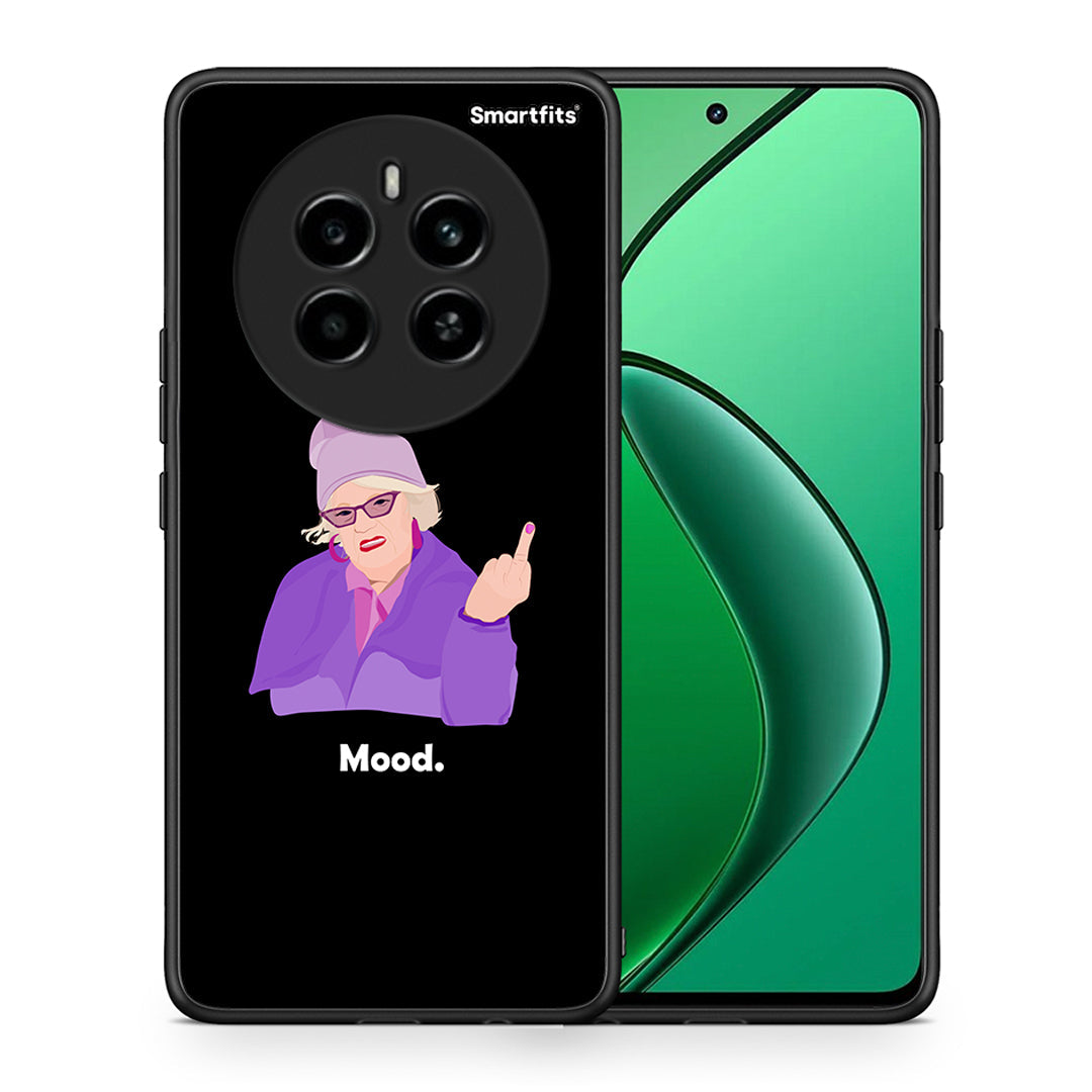 Θήκη Realme 12 4G / 12+ / 13 4G Grandma Mood Black από τη Smartfits με σχέδιο στο πίσω μέρος και μαύρο περίβλημα | Realme 12 4G / 12+ / 13 4G Grandma Mood Black case with colorful back and black bezels