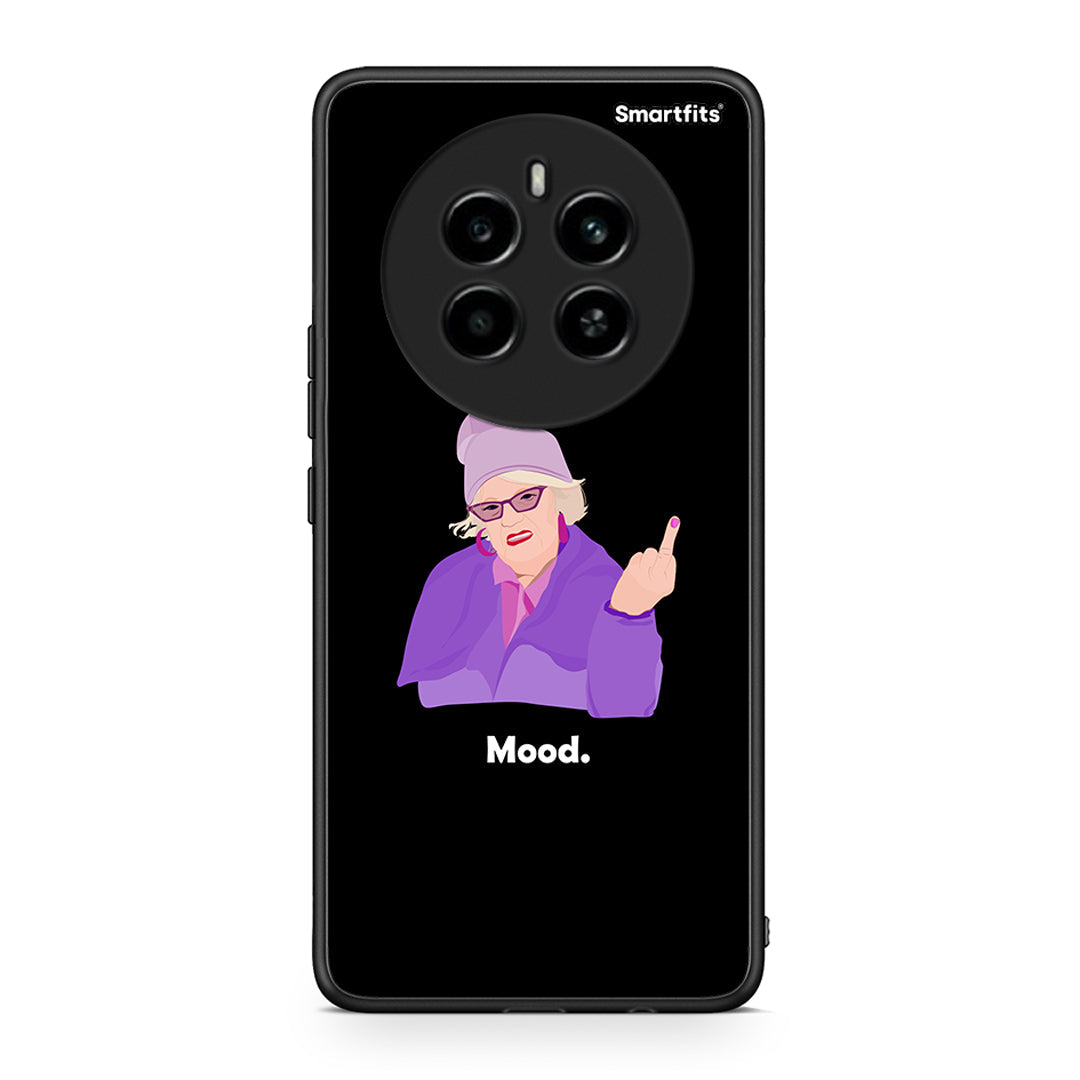 Realme 12 4G / 12+ / 13 4G Grandma Mood Black θήκη από τη Smartfits με σχέδιο στο πίσω μέρος και μαύρο περίβλημα | Smartphone case with colorful back and black bezels by Smartfits