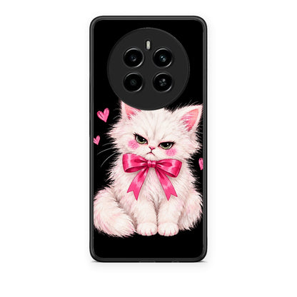 Θήκη Realme 12 4G / 12+ / 13 4G Grumpy Party Kitten on Black από τη Smartfits με σχέδιο στο πίσω μέρος και μαύρο περίβλημα | Realme 12 4G / 12+ / 13 4G Grumpy Party Kitten on Black case with colorful back and black bezels