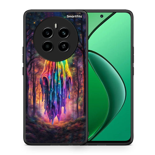 Θήκη Realme 12 4G / 12+ / 13 4G Halloween Ghost από τη Smartfits με σχέδιο στο πίσω μέρος και μαύρο περίβλημα | Realme 12 4G / 12+ / 13 4G Halloween Ghost case with colorful back and black bezels