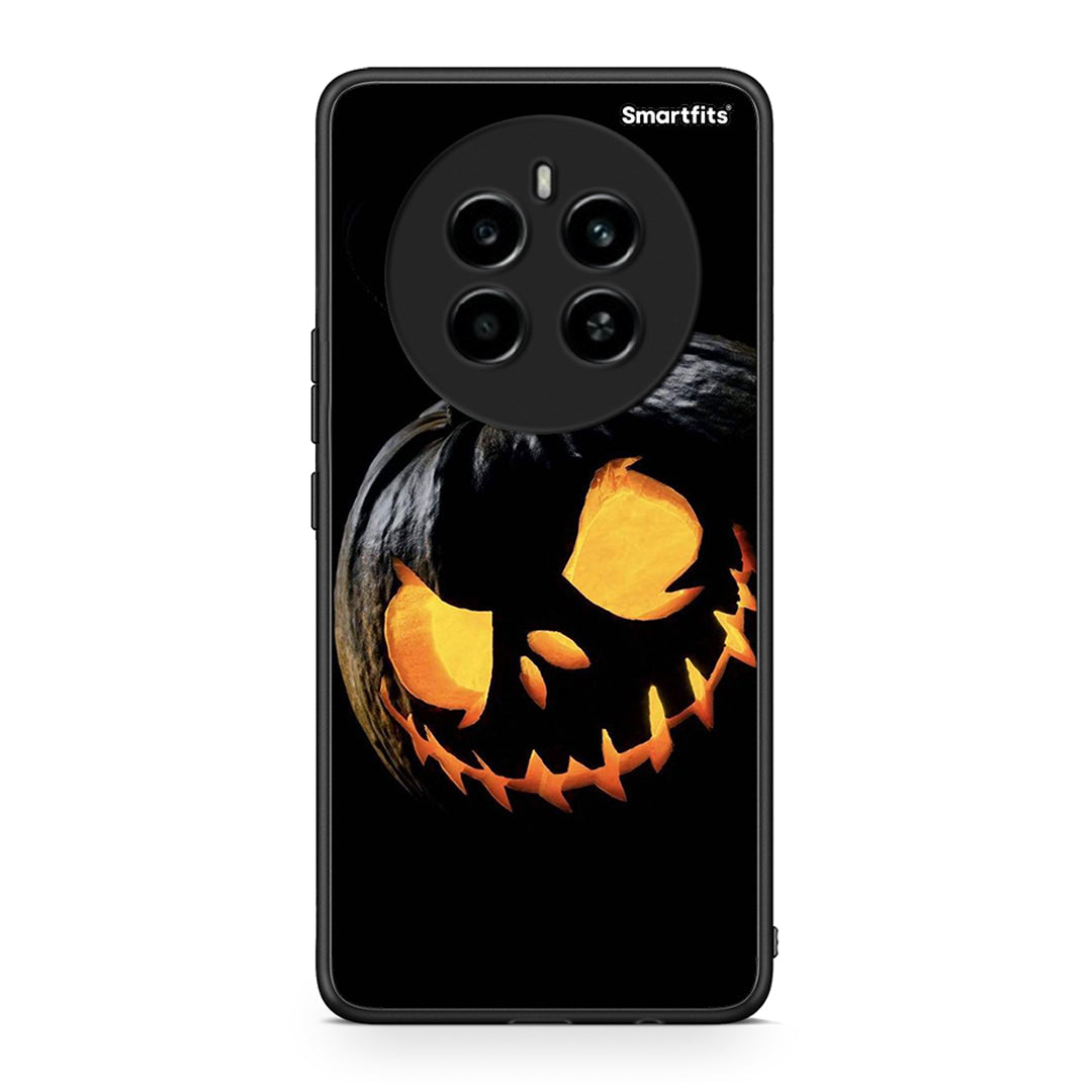Realme 12 4G / 12+ / 13 4G Halloween Scary Pumpkin Θήκη από τη Smartfits με σχέδιο στο πίσω μέρος και μαύρο περίβλημα | Smartphone case with colorful back and black bezels by Smartfits