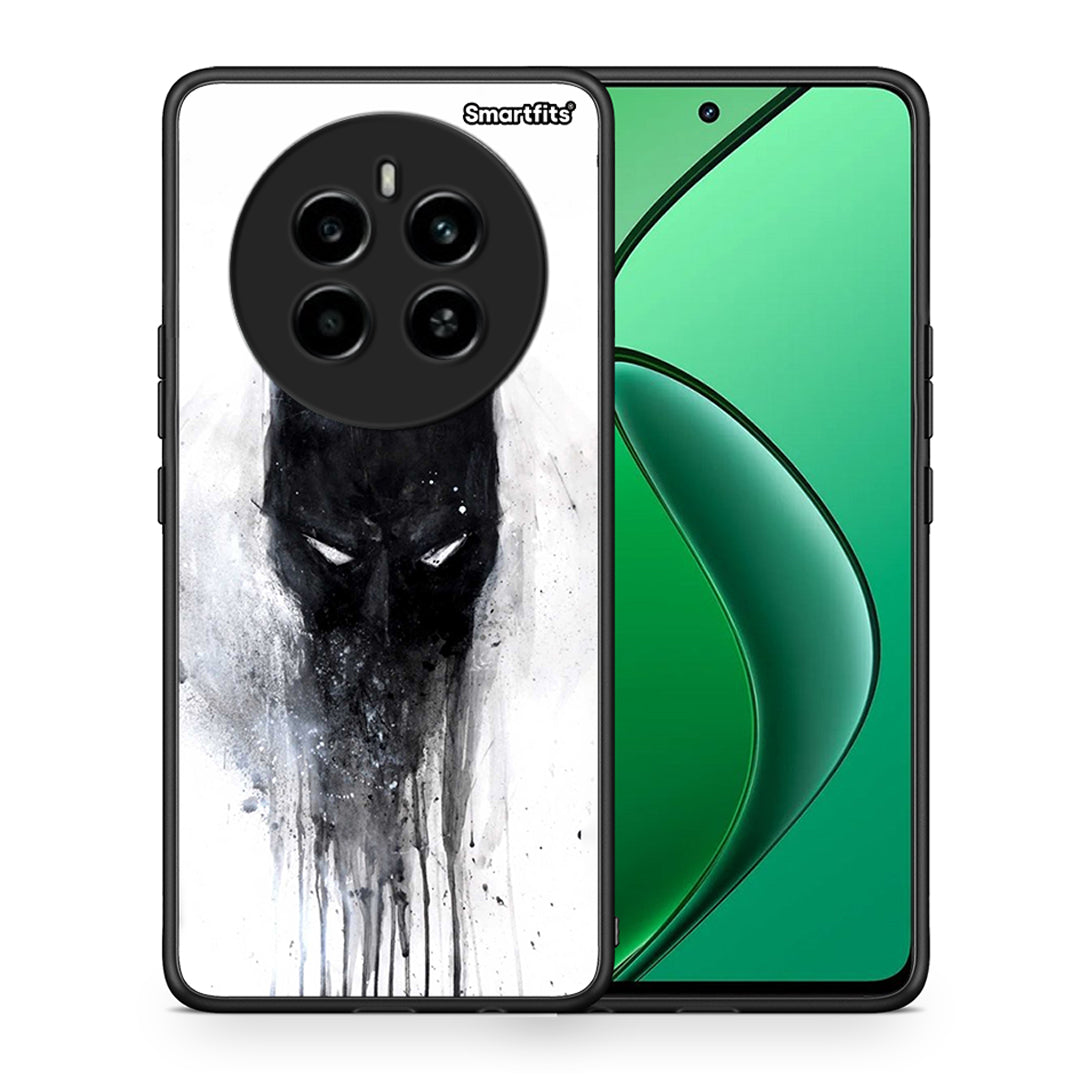Θήκη Realme 12 4G / 12+ / 13 4G Paint Bat Hero από τη Smartfits με σχέδιο στο πίσω μέρος και μαύρο περίβλημα | Realme 12 4G / 12+ / 13 4G Paint Bat Hero case with colorful back and black bezels