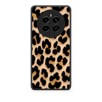 Θήκη Realme 12 4G / 12+ / 13 4G Leopard Print Tan Large από τη Smartfits με σχέδιο στο πίσω μέρος και μαύρο περίβλημα | Realme 12 4G / 12+ / 13 4G Leopard Print Tan Large case with colorful back and black bezels