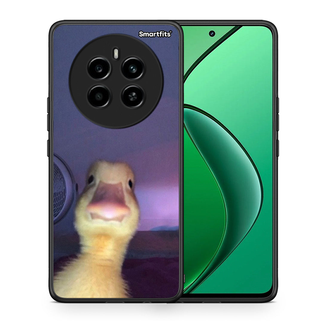 Θήκη Realme 12 4G / 12+ / 13 4G Meme Duck από τη Smartfits με σχέδιο στο πίσω μέρος και μαύρο περίβλημα | Realme 12 4G / 12+ / 13 4G Meme Duck case with colorful back and black bezels