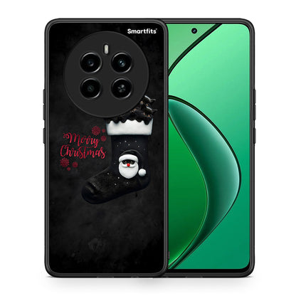Θήκη Realme 12 4G / 12+ / 13 4G Merry Cat Christmas από τη Smartfits με σχέδιο στο πίσω μέρος και μαύρο περίβλημα | Realme 12 4G / 12+ / 13 4G Merry Cat Christmas case with colorful back and black bezels