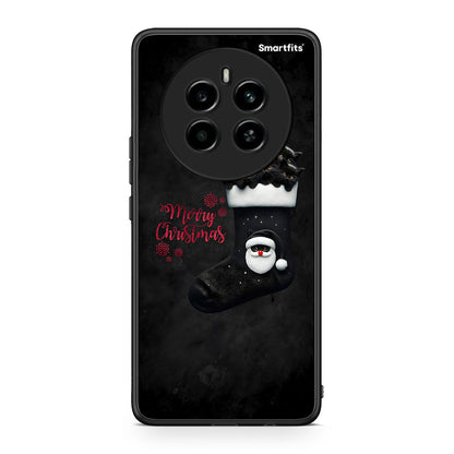 Realme 12 4G / 12+ / 13 4G Merry Cat Christmas θήκη από τη Smartfits με σχέδιο στο πίσω μέρος και μαύρο περίβλημα | Smartphone case with colorful back and black bezels by Smartfits