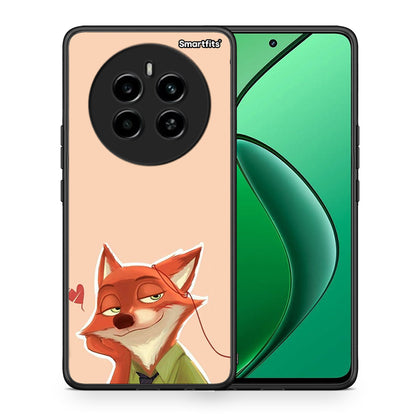 Θήκη Realme 12 4G / 12+ / 13 4G Nick Wilde And Judy Hopps Love 1 από τη Smartfits με σχέδιο στο πίσω μέρος και μαύρο περίβλημα | Realme 12 4G / 12+ / 13 4G Nick Wilde And Judy Hopps Love 1 case with colorful back and black bezels