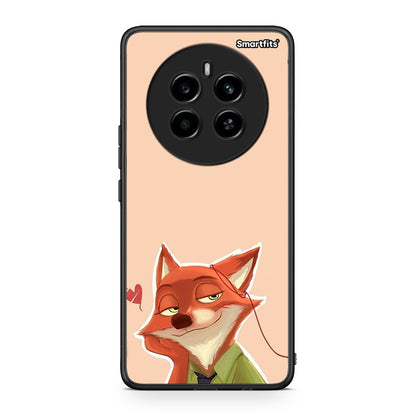 Realme 12 4G / 12+ / 13 4G Nick Wilde And Judy Hopps Love 1 θήκη από τη Smartfits με σχέδιο στο πίσω μέρος και μαύρο περίβλημα | Smartphone case with colorful back and black bezels by Smartfits