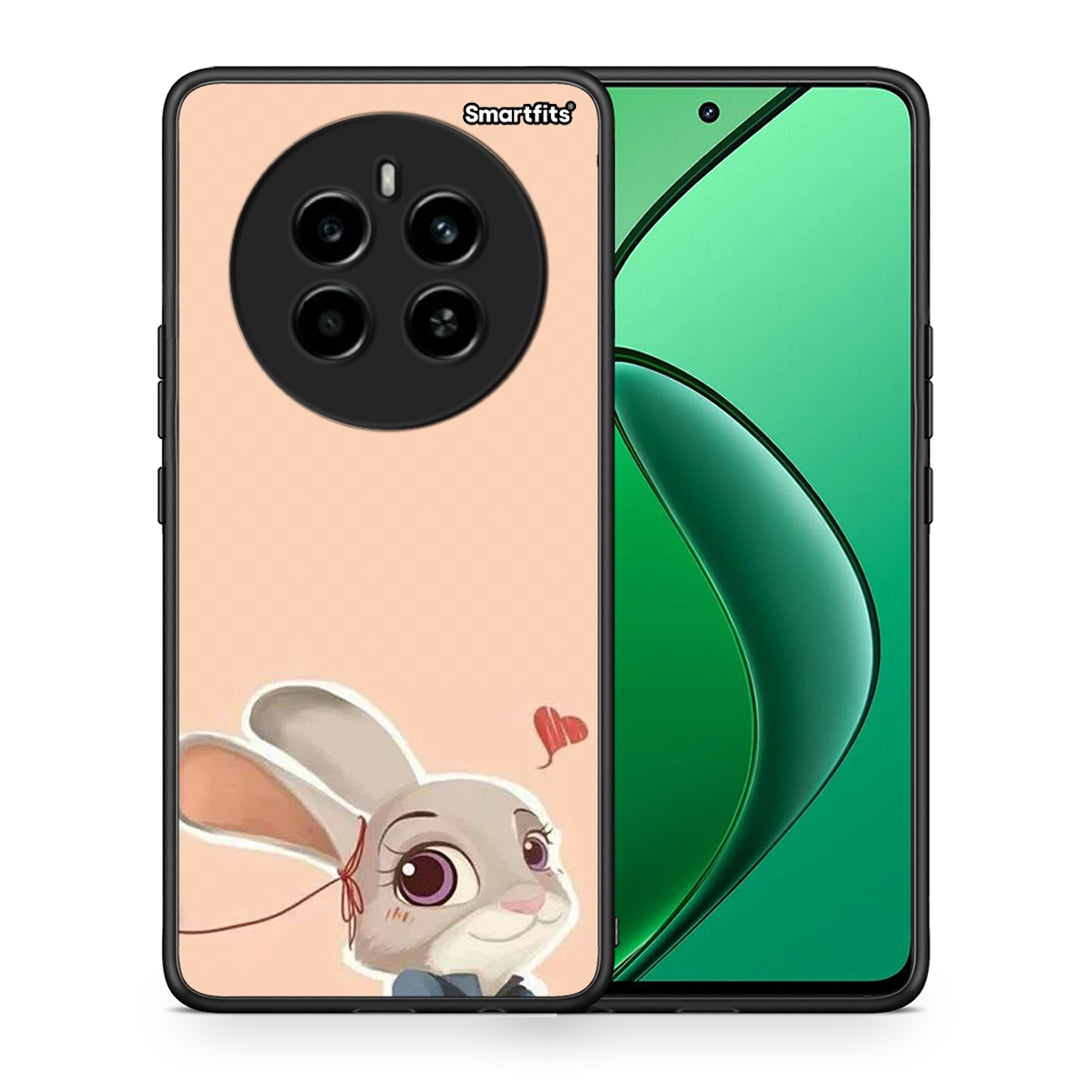 Θήκη Realme 12 4G / 12+ / 13 4G Nick Wilde And Judy Hopps Love 2 από τη Smartfits με σχέδιο στο πίσω μέρος και μαύρο περίβλημα | Realme 12 4G / 12+ / 13 4G Nick Wilde And Judy Hopps Love 2 case with colorful back and black bezels