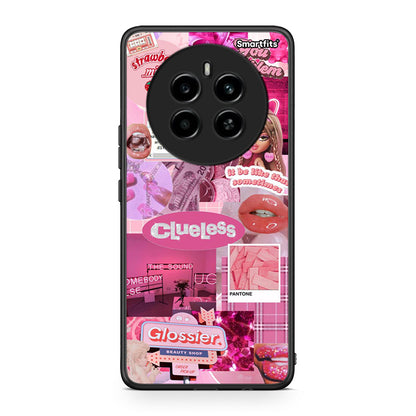 Realme 12 4G / 12+ / 13 4G Pink Love Θήκη Αγίου Βαλεντίνου από τη Smartfits με σχέδιο στο πίσω μέρος και μαύρο περίβλημα | Smartphone case with colorful back and black bezels by Smartfits