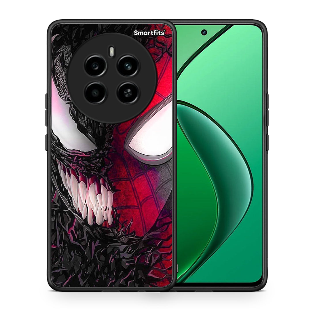 Θήκη Realme 12 4G / 12+ / 13 4G SpiderVenom PopArt από τη Smartfits με σχέδιο στο πίσω μέρος και μαύρο περίβλημα | Realme 12 4G / 12+ / 13 4G SpiderVenom PopArt case with colorful back and black bezels