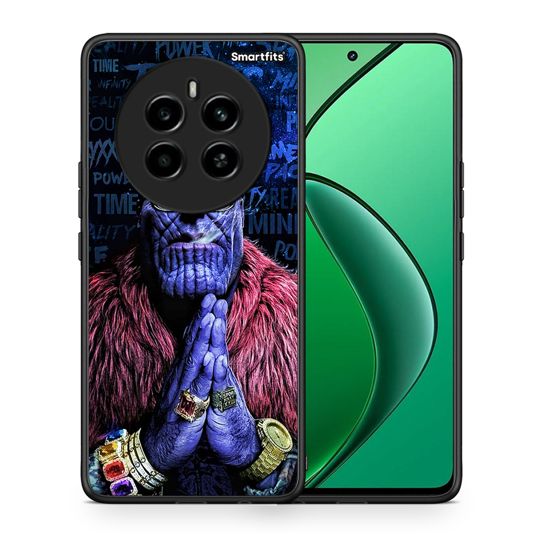 Θήκη Realme 12 4G / 12+ / 13 4G Thanos PopArt από τη Smartfits με σχέδιο στο πίσω μέρος και μαύρο περίβλημα | Realme 12 4G / 12+ / 13 4G Thanos PopArt case with colorful back and black bezels