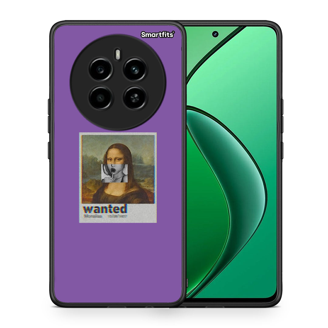 Θήκη Realme 12 4G / 12+ / 13 4G Monalisa Popart από τη Smartfits με σχέδιο στο πίσω μέρος και μαύρο περίβλημα | Realme 12 4G / 12+ / 13 4G Monalisa Popart case with colorful back and black bezels