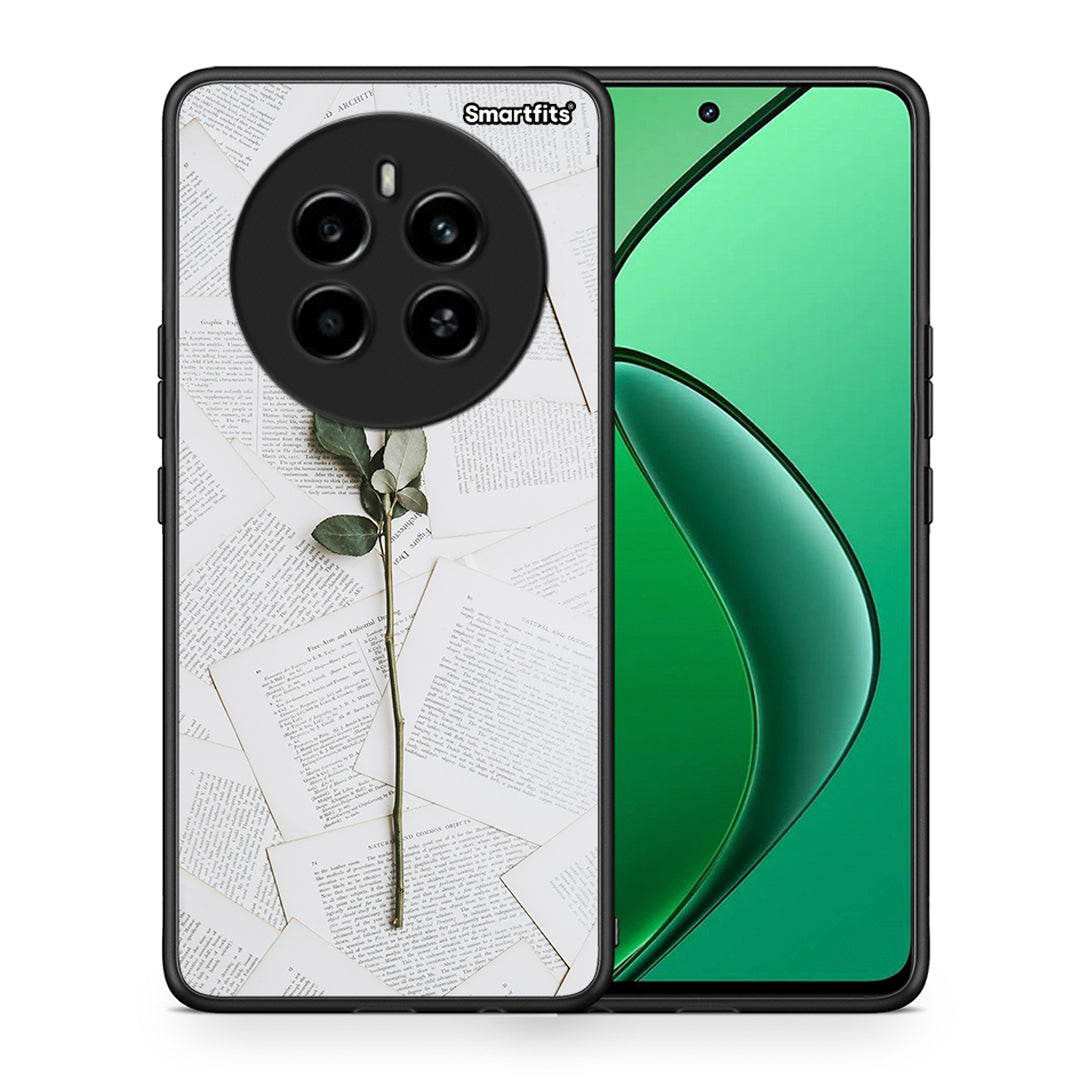 Θήκη Realme 12 4G / 12+ / 13 4G Red Rose από τη Smartfits με σχέδιο στο πίσω μέρος και μαύρο περίβλημα | Realme 12 4G / 12+ / 13 4G Red Rose case with colorful back and black bezels