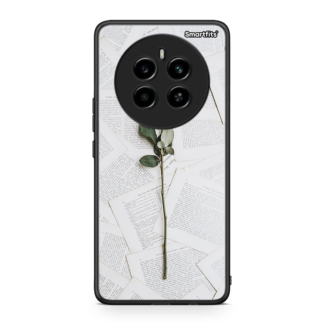 Realme 12 4G / 12+ / 13 4G Red Rose θήκη από τη Smartfits με σχέδιο στο πίσω μέρος και μαύρο περίβλημα | Smartphone case with colorful back and black bezels by Smartfits