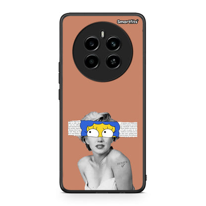 Realme 12 4G / 12+ / 13 4G Sim Merilyn θήκη από τη Smartfits με σχέδιο στο πίσω μέρος και μαύρο περίβλημα | Smartphone case with colorful back and black bezels by Smartfits