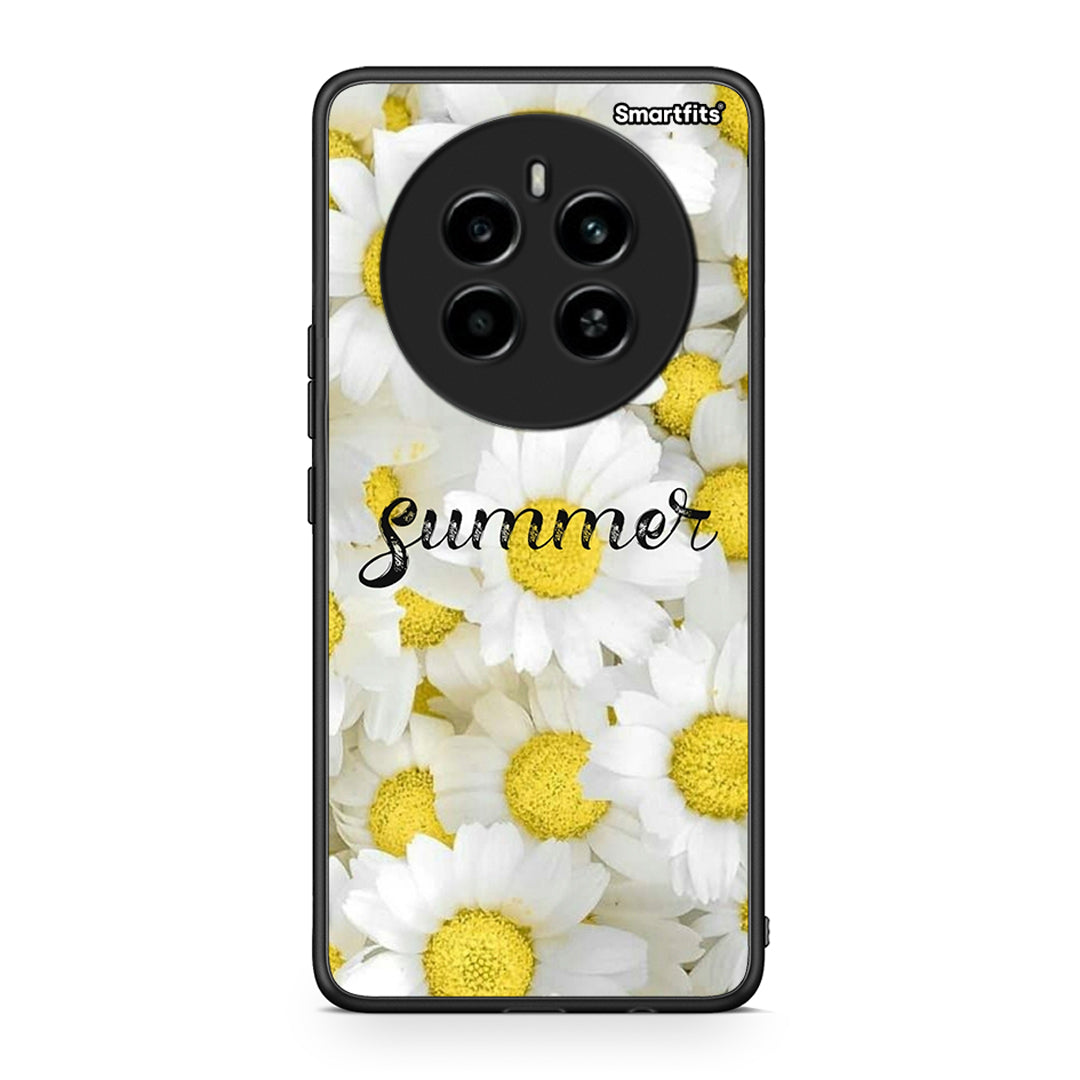 Realme 12 4G / 12+ / 13 4G Summer Daisies Θήκη από τη Smartfits με σχέδιο στο πίσω μέρος και μαύρο περίβλημα | Smartphone case with colorful back and black bezels by Smartfits