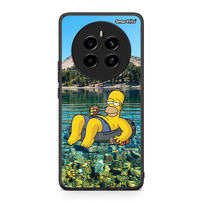 Realme 12 4G / 12+ / 13 4G Summer Happiness Θήκη από τη Smartfits με σχέδιο στο πίσω μέρος και μαύρο περίβλημα | Smartphone case with colorful back and black bezels by Smartfits