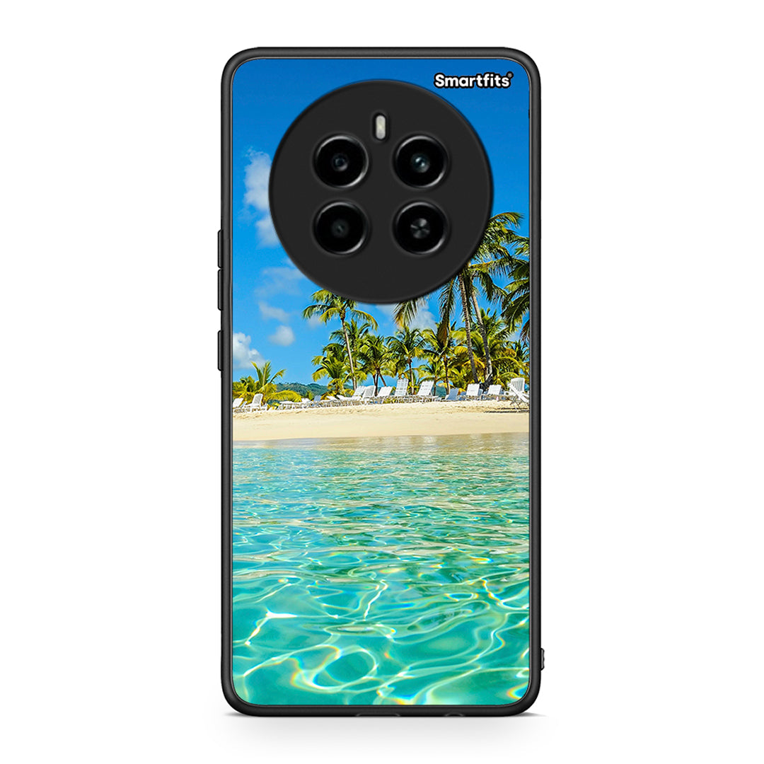 Realme 12 4G / 12+ / 13 4G Tropical Vibes Θήκη από τη Smartfits με σχέδιο στο πίσω μέρος και μαύρο περίβλημα | Smartphone case with colorful back and black bezels by Smartfits