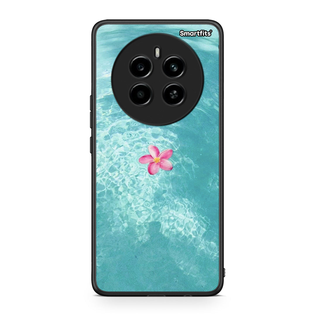 Realme 12 4G / 12+ / 13 4G Water Flower Θήκη από τη Smartfits με σχέδιο στο πίσω μέρος και μαύρο περίβλημα | Smartphone case with colorful back and black bezels by Smartfits