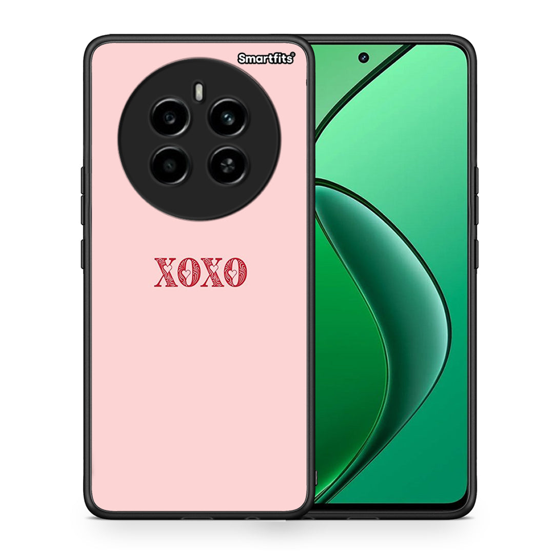 Θήκη Realme 12 4G / 12+ / 13 4G XOXO Love από τη Smartfits με σχέδιο στο πίσω μέρος και μαύρο περίβλημα | Realme 12 4G / 12+ / 13 4G XOXO Love case with colorful back and black bezels