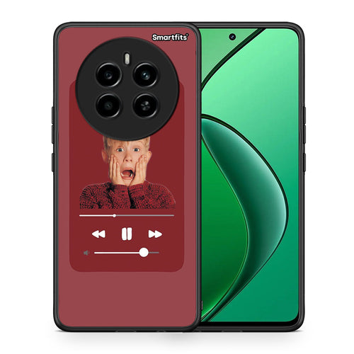 Θήκη Realme 12 4G / 12+ / 13 4G Xmas Alone Music από τη Smartfits με σχέδιο στο πίσω μέρος και μαύρο περίβλημα | Realme 12 4G / 12+ / 13 4G Xmas Alone Music case with colorful back and black bezels