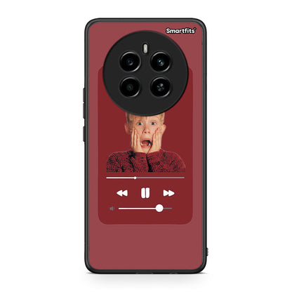 Realme 12 4G / 12+ / 13 4G Xmas Alone Music θήκη από τη Smartfits με σχέδιο στο πίσω μέρος και μαύρο περίβλημα | Smartphone case with colorful back and black bezels by Smartfits