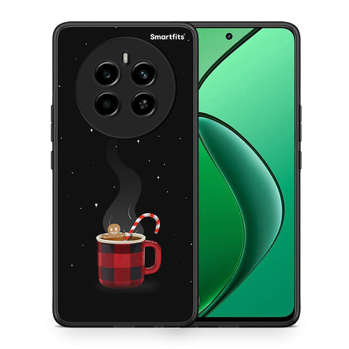 Θήκη Realme 12 4G / 12+ / 13 4G Xmas Bathing από τη Smartfits με σχέδιο στο πίσω μέρος και μαύρο περίβλημα | Realme 12 4G / 12+ / 13 4G Xmas Bathing case with colorful back and black bezels