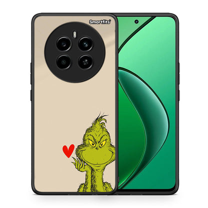 Θήκη Realme 12 4G / 12+ / 13 4G Xmas Grinch από τη Smartfits με σχέδιο στο πίσω μέρος και μαύρο περίβλημα | Realme 12 4G / 12+ / 13 4G Xmas Grinch case with colorful back and black bezels
