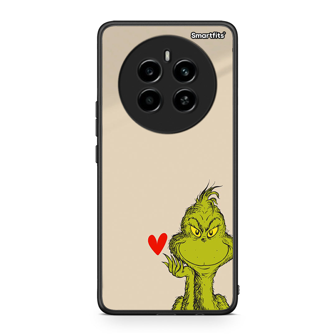 Realme 12 4G / 12+ / 13 4G Xmas Grinch θήκη από τη Smartfits με σχέδιο στο πίσω μέρος και μαύρο περίβλημα | Smartphone case with colorful back and black bezels by Smartfits