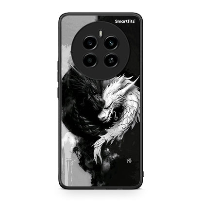 Realme 12 4G / 12+ / 13 4G Yin Yang Θήκη από τη Smartfits με σχέδιο στο πίσω μέρος και μαύρο περίβλημα | Smartphone case with colorful back and black bezels by Smartfits