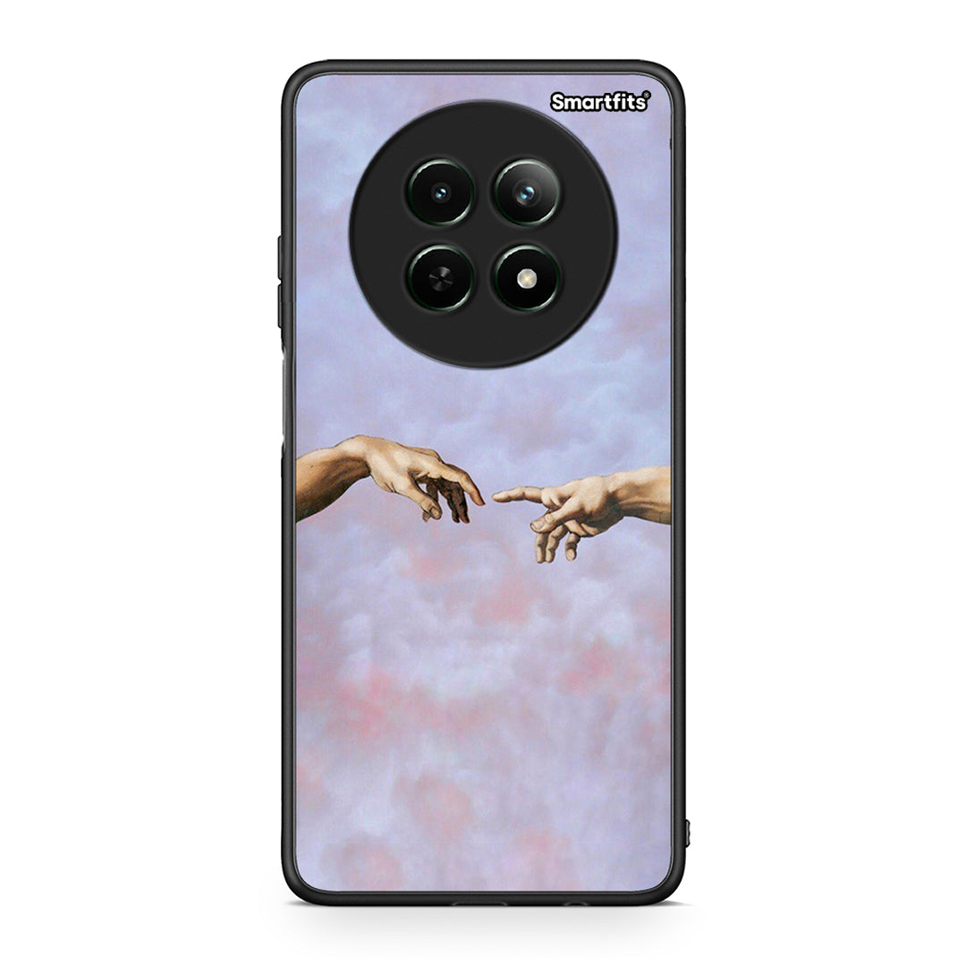 Realme 12 5G Adam Hand θήκη από τη Smartfits με σχέδιο στο πίσω μέρος και μαύρο περίβλημα | Smartphone case with colorful back and black bezels by Smartfits