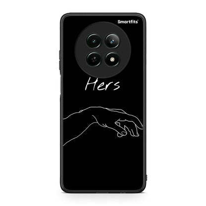 Realme 12 5G Aeshetic Love 1 Θήκη Αγίου Βαλεντίνου από τη Smartfits με σχέδιο στο πίσω μέρος και μαύρο περίβλημα | Smartphone case with colorful back and black bezels by Smartfits