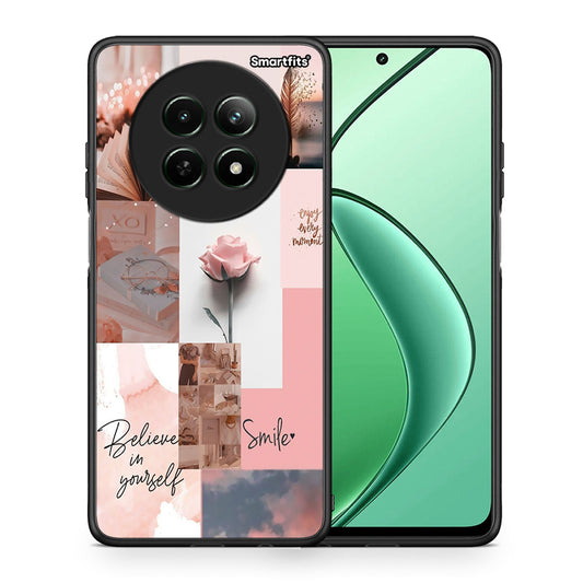 Θήκη Realme 12 5G Aesthetic Collage από τη Smartfits με σχέδιο στο πίσω μέρος και μαύρο περίβλημα | Realme 12 5G Aesthetic Collage case with colorful back and black bezels
