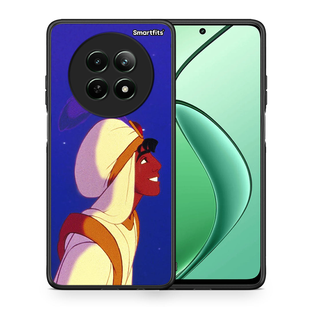 Θήκη Realme 12 5G Alladin And Jasmine Love 1 από τη Smartfits με σχέδιο στο πίσω μέρος και μαύρο περίβλημα | Realme 12 5G Alladin And Jasmine Love 1 case with colorful back and black bezels