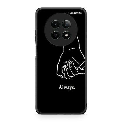 Realme 12 5G Always & Forever 1 Θήκη Αγίου Βαλεντίνου από τη Smartfits με σχέδιο στο πίσω μέρος και μαύρο περίβλημα | Smartphone case with colorful back and black bezels by Smartfits