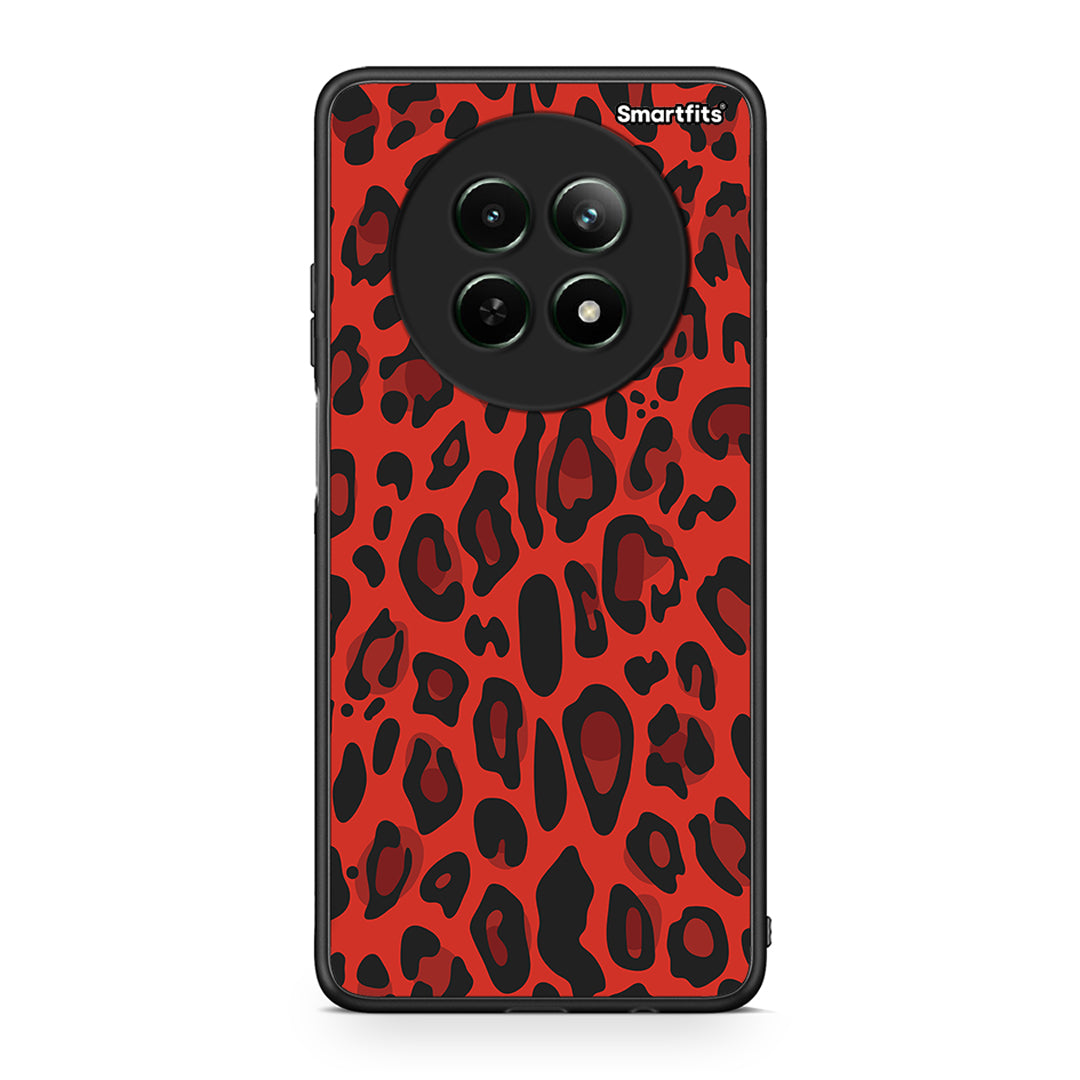 4 - Realme 12 5G Red Leopard Animal case, cover, bumper