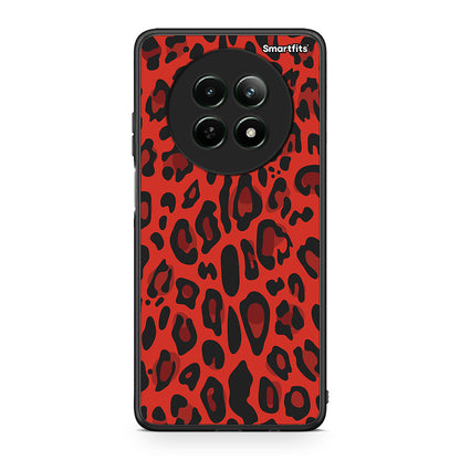 4 - Realme 12 5G Red Leopard Animal case, cover, bumper