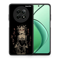 Thumbnail for Θήκη Realme 12 5G Anime Girl από τη Smartfits με σχέδιο στο πίσω μέρος και μαύρο περίβλημα | Realme 12 5G Anime Girl case with colorful back and black bezels