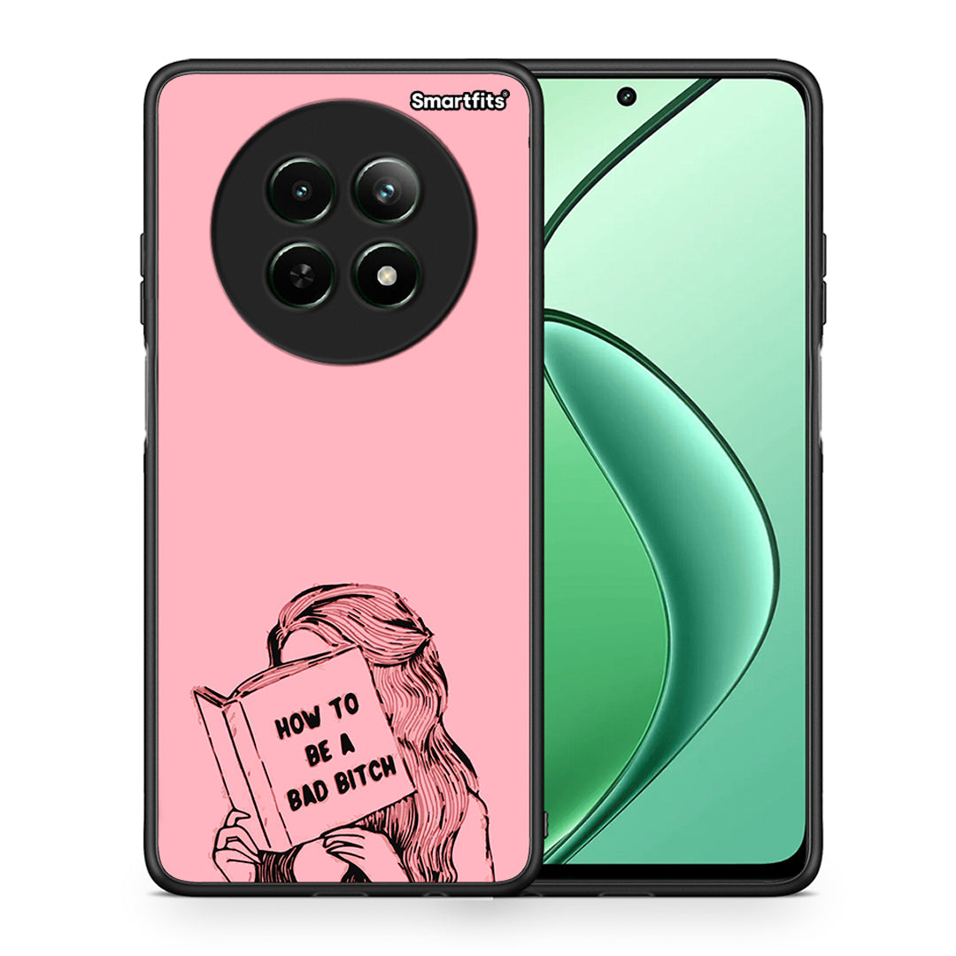 Θήκη Realme 12 5G Bad Bitch από τη Smartfits με σχέδιο στο πίσω μέρος και μαύρο περίβλημα | Realme 12 5G Bad Bitch case with colorful back and black bezels