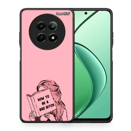 Θήκη Realme 12 5G Bad Bitch από τη Smartfits με σχέδιο στο πίσω μέρος και μαύρο περίβλημα | Realme 12 5G Bad Bitch case with colorful back and black bezels