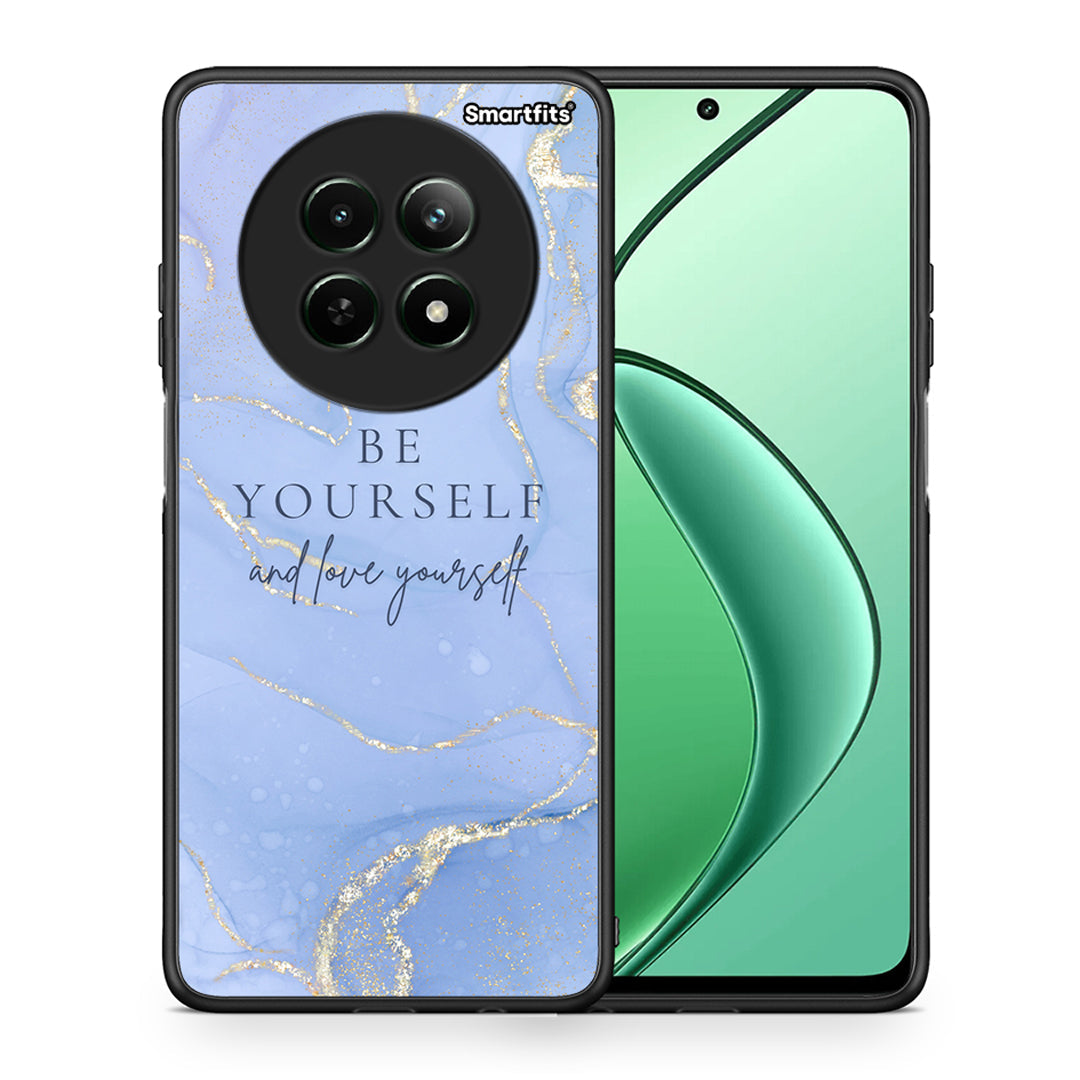 Θήκη Realme 12 5G Be Yourself από τη Smartfits με σχέδιο στο πίσω μέρος και μαύρο περίβλημα | Realme 12 5G Be Yourself case with colorful back and black bezels