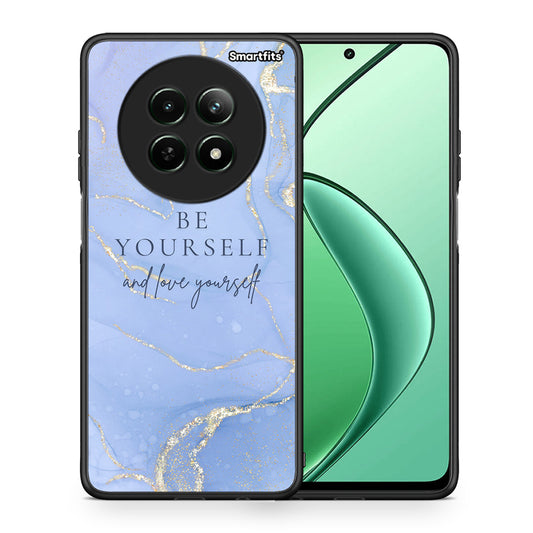 Θήκη Realme 12 5G Be Yourself από τη Smartfits με σχέδιο στο πίσω μέρος και μαύρο περίβλημα | Realme 12 5G Be Yourself case with colorful back and black bezels