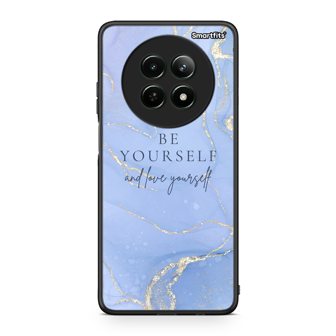 Realme 12 5G Be Yourself θήκη από τη Smartfits με σχέδιο στο πίσω μέρος και μαύρο περίβλημα | Smartphone case with colorful back and black bezels by Smartfits