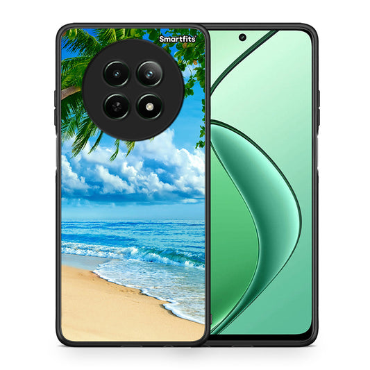 Θήκη Realme 12 5G Beautiful Beach από τη Smartfits με σχέδιο στο πίσω μέρος και μαύρο περίβλημα | Realme 12 5G Beautiful Beach case with colorful back and black bezels
