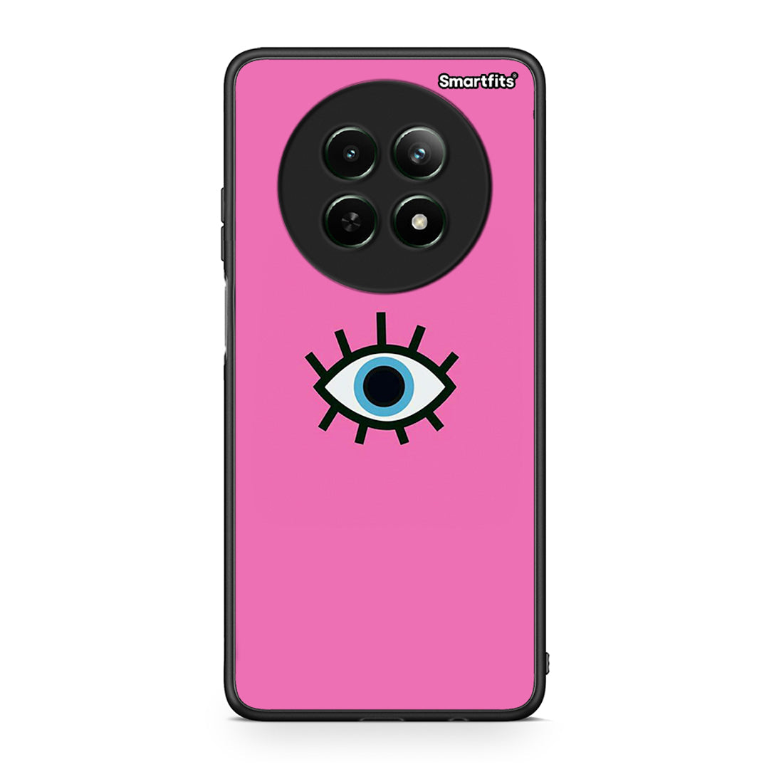 Realme 12 5G Blue Eye Pink θήκη από τη Smartfits με σχέδιο στο πίσω μέρος και μαύρο περίβλημα | Smartphone case with colorful back and black bezels by Smartfits